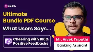 What Users Says | Guidely Bundle PDF Course | Mr. Vivek Tripathi | #ibpsrrb2022 #sbi #ibps