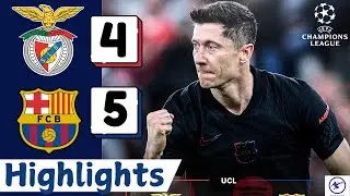 🔴 HIGHLIGHTS - BENFICA vs BARCA 4-5 | Goals & Highlights | CHAMPIONS LEAGUE Goals Today - REMONDATA