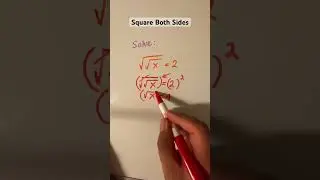 Solving a variable with double square roots #mathematics #maths #learnmaths