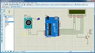 MQ-4  Gas sensor simulation in Proteus