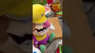 Waluigi's Taco Stand PLUSH! #marioplush #waluigi #shorts #plush #funny #wario