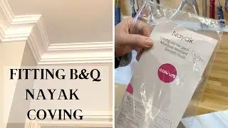 Fitting B&Q Nayak Coving - Polystyrene Coving