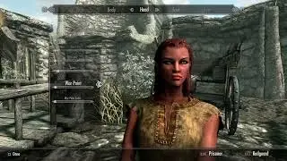 SKYRIM Female Redguard Character Creation -SETTINGS BELOW -No mods