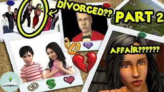 Were Bella and Mortimer Goth DIVORCED? Part 2 + AFFAIR allegations!!! | The Sims Lore