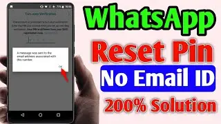 whatsapp two step verification code problem 2022 | how to reset two step verification code whatsapp