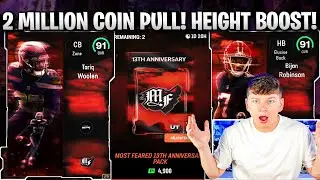 2 MILLION COIN PULL! HEIGHT BOOSTED MOST FEARED PLAYERS! MOST FEARED PART 3!
