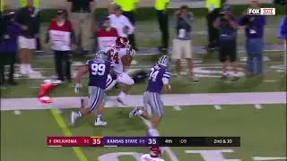 Oklahoma game winning touchdown! || (Rodney Anderson) #9 Oklahoma VS Kansas State