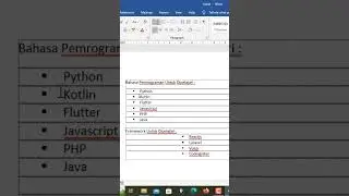 Cara Cepat Membuat Tulisan Sejajar Di Word 