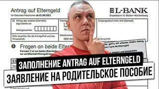 👶 Заполнение Antrag auf Elterngeld — заявление на родительское пособие