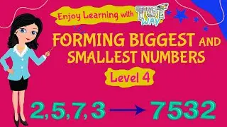 Forming Biggest and Smallest Numbers (Part-2) | Math | Grade-3,4 | TutWay |