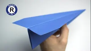 HOW TO FOLD A PAPER AIRPLANE? HOW TO MAKE AN AIRPLANE? ORIGAMI AIRPLANE. 