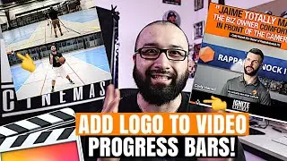 How To Put A Logo On A Video Progress Bar! - Final Cut Pro X Tutorial