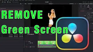 Davinci Resolve 18 - How To Remove Green Screen In Davinci Resolve 18