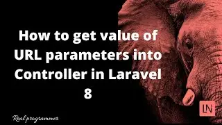 How to get value of URL parameters into Controller in Laravel 8