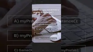 How can you instantiate a prefab in Unity C#?