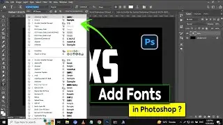 How to Add Font in Photoshop - How to Add Fonts to Photoshop