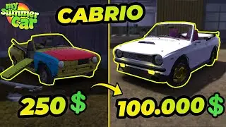 $100.000 into ABANDONED CABRIO SATSUMA! | My Summer Car #86