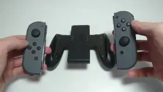 Nintendo Switch Joy Con Controller Grip How to Attach and Detach Joy Cons