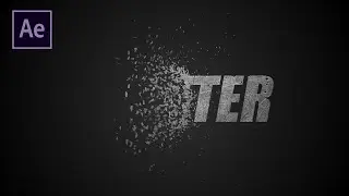 Efeito EXPLODIR texto, partículas, no After Effects