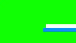 Clean simple Green screen lower third