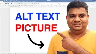 How To Add Alt Text To a Picture In Word