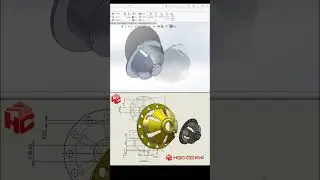 khoá học solidworks cơ bản - nâng cao bài tập 1 #hoccokhi #solidworks