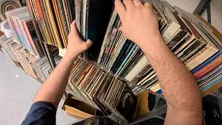 POV Digging Through Thousands of Records! Radio Archive of Rare Rock, Jazz & Funk!