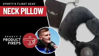 Sporty’s Flight Gear Neck Pillow - The Best Adjustable Travel Pillow With 360° Support