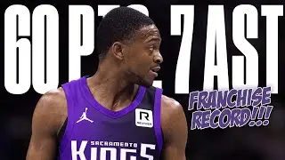 DE'AARON FOX FRANCHISE RECORD 60 PIECE😱😱🐐 | 11.15.24