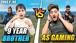 My 9 Year Brother Challenge For 1 Vs 1 10,000 Diamonds 💎  Challenge - Garena Free Fire