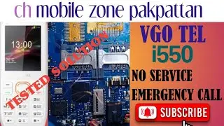 VGO tel i550 no service,emergency call 100% working solution