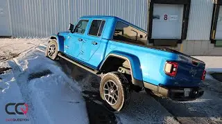 Jeep Gladiator 4x4 Diagonal snow test: Oem tires just won't help!