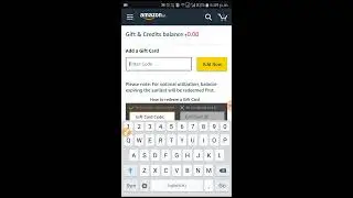 HOW TO ADD/REDEEM AMAZON GIFT CARD TO AMAZON