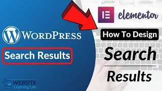 Design Search Results Pages with Elementor for WordPress Website