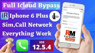 MEID | iPhone 6 Plus IOS 12.5.4 Full Icloud Bypass | Sim,Call Network Everything Work