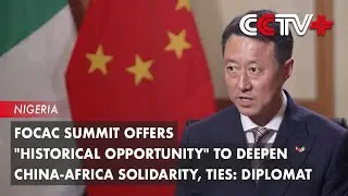 FOCAC Summit Offers "Historical Opportunity" To Deepen China-Africa Solidarity, Ties: Diplomat