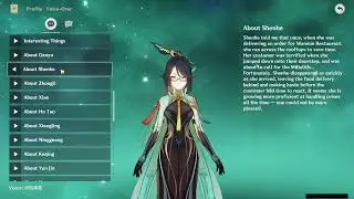 XIANYUN ALL VOICE LINES (JAPANESE)