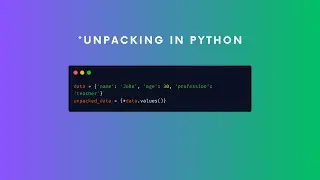 Как удобно распаковать dict в Python