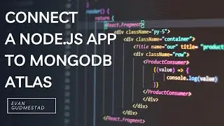 How to connect a Node.js app to an Mongo Atlas Cluster using MongoDb Driver
