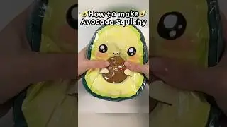 How to make avocado paper squishy🥑🥑🥑 #turorial #papersquishy #cutegift #paperdiy  #cutediy