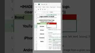 Create a logo in Excel #exceltrick #excelformula #excelfunction #exceltech #excelworld #excel