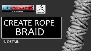 ZBRUSH TUTORIAL_ HOW TO CREATE ROPE BRAID (IN DETAIL)