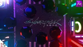 Free - Rainy Future City - Cyberpunk 2077 Logo | Free Download After Effects Template