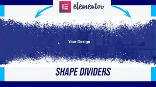 👉 Añade más Divisores de Forma en ELEMENTOR👌