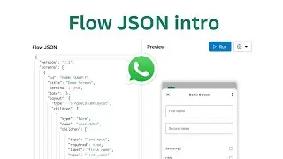 WhatsApp flow JSON introduction | Flow with and without endpoint |WhatsApp cloud API's WhatsApp Flow