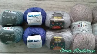 Обзор пряжи/Елена Masterica/A review of yarn