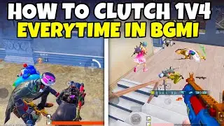 How to do 1v4 Clutch in BGMI ? Close Range Tips , Game sense Tips | BGMI Tips and Tricks