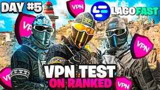 LagoFast VPN Test In Warzone RANKED | Day 5