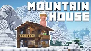 Minecraft - Mountain House Tutorial (How to Build)