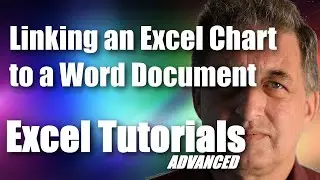 #16 Excel 365 Tutorial Advanced - Linking an Excel chart to a Word document